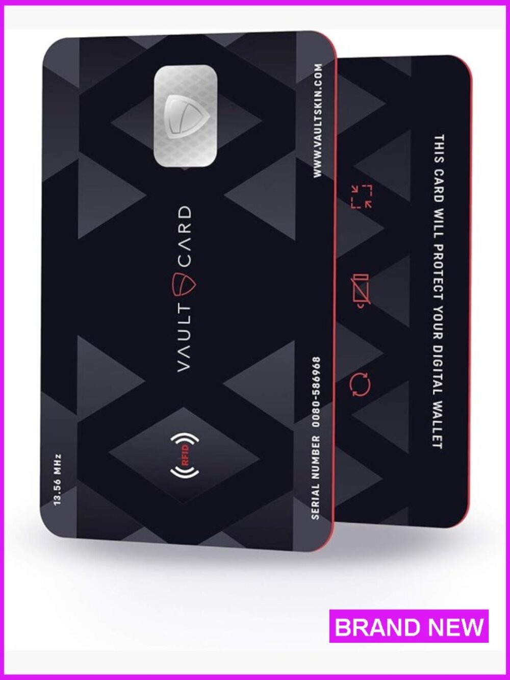 Rfid Blocking & Jamming Card Slim Credit Card Protector Anti-Theft